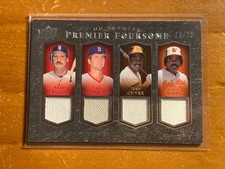 2008 Upper Deck Premier Boggs Murray Yastrzemski Gwynn Quad Relic /25 #P4M-BYGM