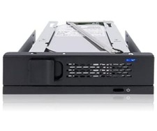 ICY DOCK 5.25inch Bay Mobile Rack for 3.5inch SAS/SATA HDD, MB171SP-1B