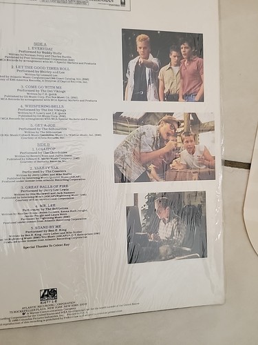 STAND BY ME Original Motion Picture Soundtrack 1986 Vinyl LP Original Pressing - Foto 7 di 15