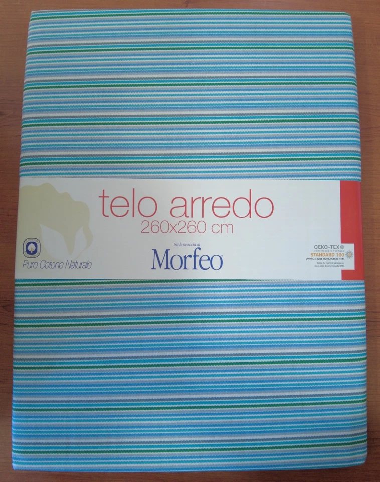 Gran Foulard Morfeo 100% Cotone Copritutto Multiuso 260x260 Copridivano Letto - Immagine 2 di 4