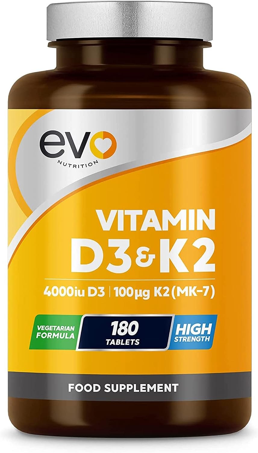 Vitamin D3 4000IU & K2 MK7 100mcg Tablets 180 Vegetarian 6 Month Supply - Image 3