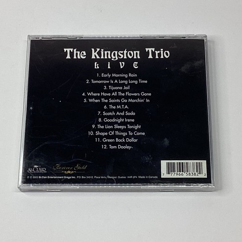 The Kingston Trio - Live Forever Gold CD 2003 Folk St.Clair - Bild 2 von 3