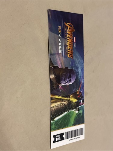 Biglietto Avengers Infinity War da collezione - Foto 2 di 2