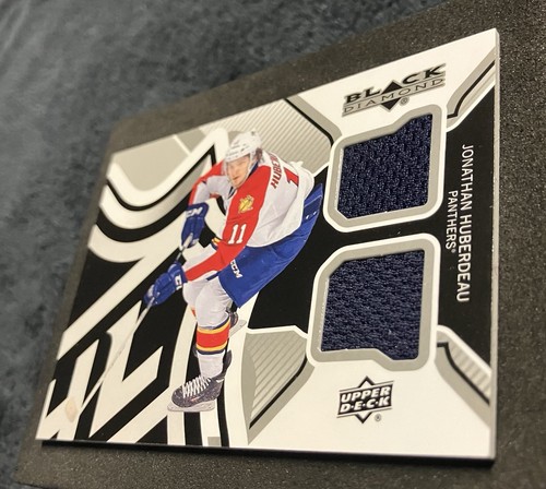 2013-14 Upper Deck Black Diamond Jonathan Huberdeau Double Diamond Jersey - Bild 2 von 3