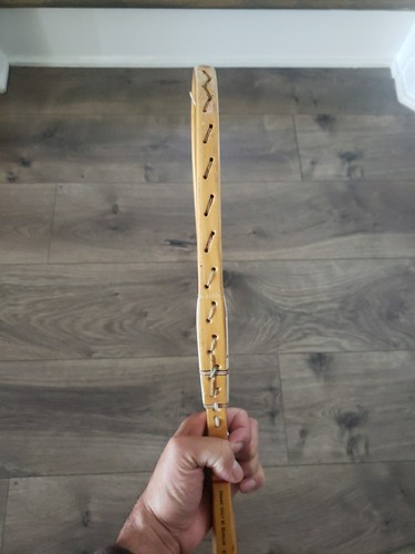 Vintage Dunlop "Maxply Fort" Holz Tennisschläger, schwer 4 7/8" Made in England - Bild 10 von 14