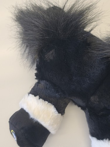 Black Breyer Horse Bridle Buddies Stuffed Animal Plush Aurora World Inc Jan 2024 - Picture 14 of 15