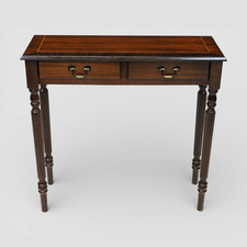 Narrow Regency Mahogany Console Hall Side Table With Drawers FREE UK Delivery*