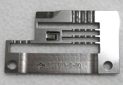 Placa de garganta de aguja 302811-0-10 3,5 mm para máquina industrial de puntada de cubierta Rimoldi - Imagen 3 de 5