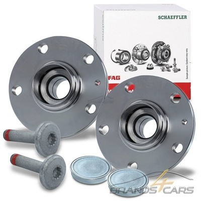 FAG 2x RADLAGER HINTEN FÜR AUDI A3 8P 8V Q2 SEAT ALTEA ATECA LEON SKODA OCTAVIA