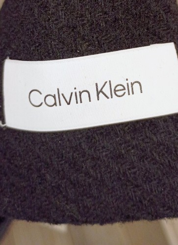 Calvin Klein Langer Trenchcoat Damen Schwarz Gr. Lg Neu Mit Etikett - Bild 7 von 12