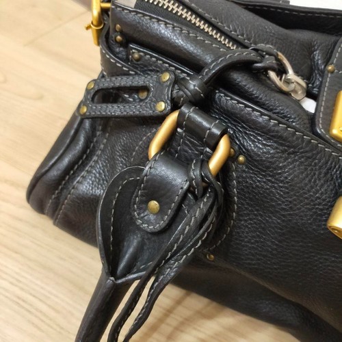 Chloe Paddington Handtasche Farbe schwarz unten Breite 35 cm 20 cm Zwickel - Bild 7 von 19