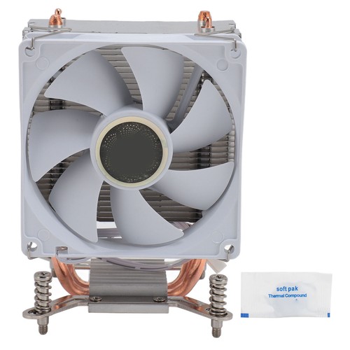 Cpu Cooling Fan 2 Heat Pipes Quiet 3 Pin Hydraumatic Pc Cpu Air Cooler For ESE - Picture 21 of 24