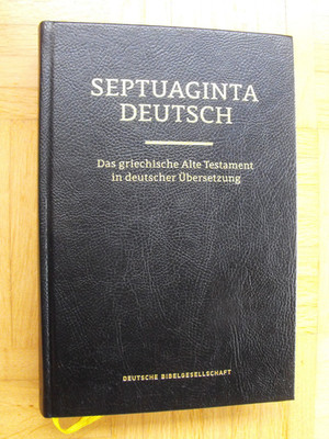 SEPTUAGINTA deutsch KRAUS KARRER dt.Bibelgesellschaft 2009 LEDEReinband