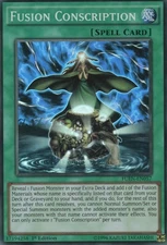 yugioh 1x Fusion Conscription FUEN-EN057 SUPER RARE ENGLISH