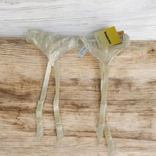 Wonderbra Garter Belt Lace Ivory Floral Small Bridal