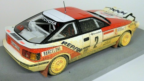 Top Marques 1/18 Scale Toyota ST 165 Monte Carlo Rally Win 1991 Sainz Dirty Vers - Picture 16 of 18