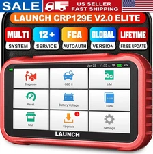 LAUNCH CRP129E V2.0 OBD2 Car Scanner Engine ABS SRS SAS TPMS EPB Diagnostic Tool