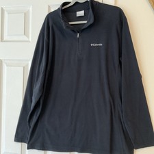 columbia Sweaters ,men Xl. long sleeve, Black Color ,warm