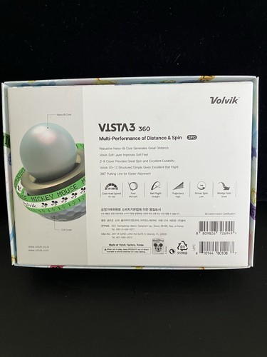 Volvik Vista3 360 Disney Digiverse - Limited Edition Disney Golf Balls - Picture 7 of 9