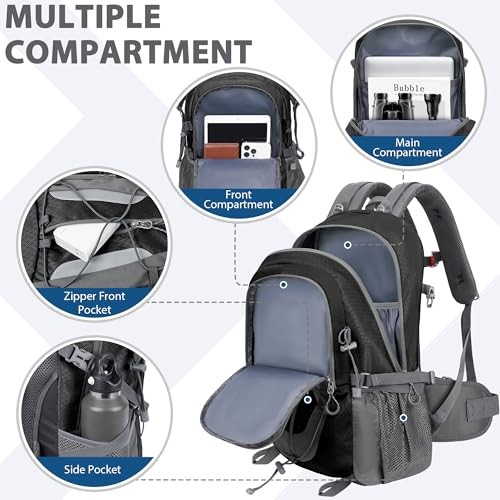 Hiking Backpack 30L Lightweight Travel Daypack Small Day Pack for Men Women - Picture 4 of 8