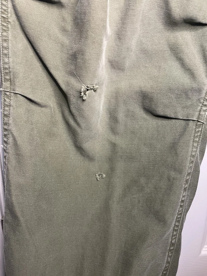 Vintage 70s 80s M65 Small Short Green Military Field Cargo Utility Pants USGI - Image 3 of 4