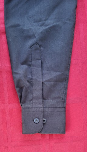 Men's Yves Saint Laurent Banded Collar Button Down Shirt - Size: 15-1/2, 34-35 - Bild 5 von 9