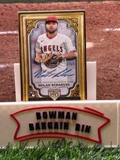 2024 Topps Gilded Gallery Of Gold Framed Auto Nolan Schanuel 16/50 Angels RC