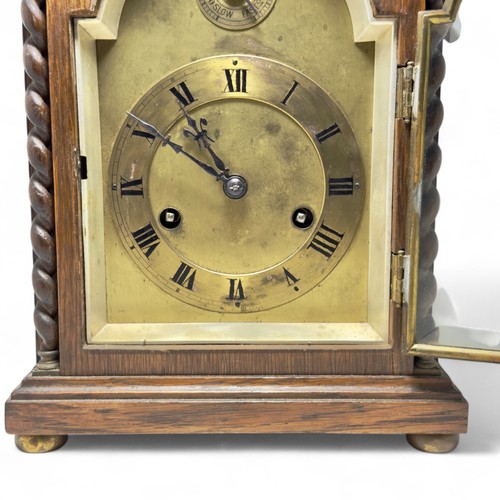 Early 20th Century Vintage Gustav Becker Mantel Clock - Bild 4 von 9