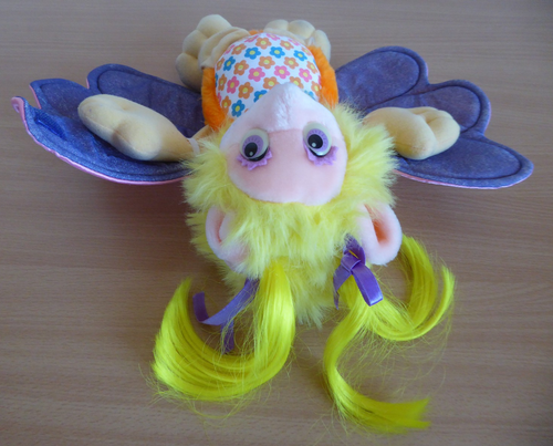 Peluche Hasbro Wing Dings Zephyr Vintage Soft Toy 1986 - Imagen 8 de 16