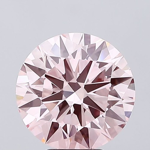 IGI Certified 6.04 Ct Round Lab Diamond Fancy Intense Pink VS1 Custom Ring Gem - Picture 1 of 11
