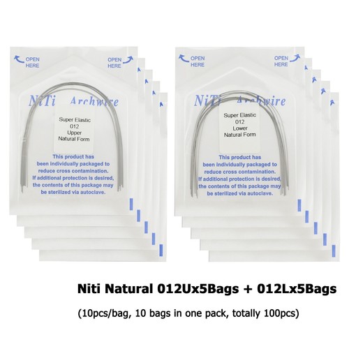 Orthodontic Arch Wire Niti Stainless Steel Round Rectangular Ovoid Natural Form - Picture 55 of 111