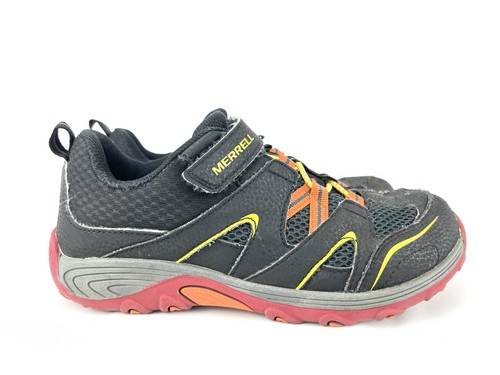 Tenis de senderismo Merrell Trail Chaser 4,5 de malla de cuero negro para niños grandes - Imagen 7 de 11