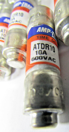✌️10) NEW FERRAZ SHAWMUT ATDR10 AMP-TRAP 2000 FUSES 10 AMP 600VAC LOT OF 10 - Picture 4 of 4