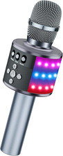 Karaoke Microphone for Kids  Adults - Bluetooth Microphones Singing Mic with Di
