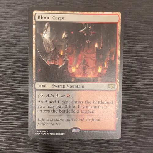 Blood Crypt NM Ravnica Allegiance RNA 245 RARE English Regular MTG - Picture 1 of 2