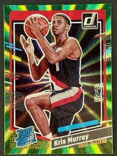 Kris Murray 2023-24 Donruss Basketball Rated Rookie-Green Lazer Parallel #203