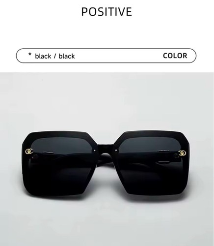 Fashion Oversized Sunglassss Women UV400 Sunglasses Vintage - Picture 3 of 3