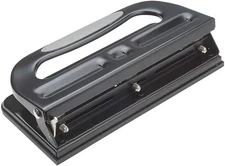 24549/33989 Heavy-Duty Adjustable Hole Punch Circle, Black
