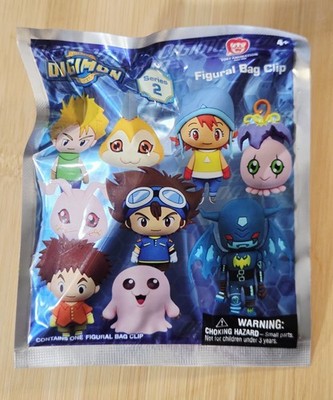 Digimon Series 2 Figural Bag Clip Blind Bag Sealed Monogram Toei Animation NEW