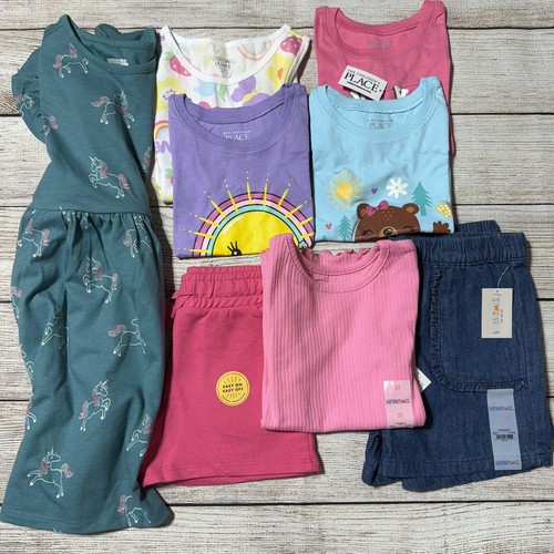 Toddler Girl Size 5T Lot Of Clothes. NWT! 8 Pieces For Spring And Summer. Casual - Picture 1 of 24