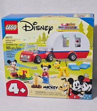 Lego Disney 10777 Mickey And Minnie's Camping Trip, Retired, NEW