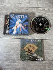 Kartia the Word of Fate (PlayStation 1 PS1 )Works Complete CIB (WATER DAMAGE)