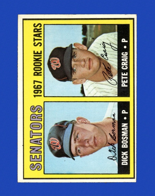 1967 Topps Set-Break #459 Dick Bosman EX-EXMINT *GMCARDS*