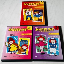 Madeline - DVD Lot of 3 - Best Episodes Ever Volume 1  2 Madeline's Adventures