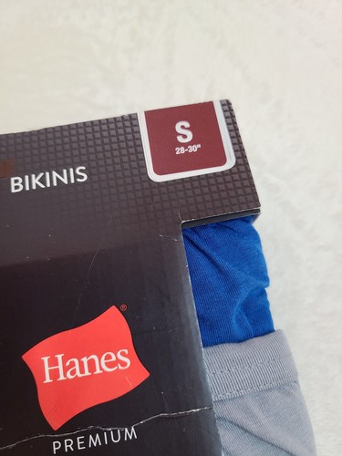 NWT Discontinued Hanes Men's Comfort Flex 6pk Bikini Underwear Size Sm - Picture 3 of 5