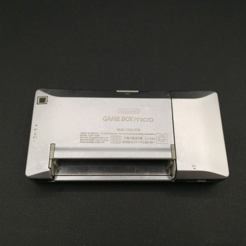 Nintendo Gameboy Micro Console Game Boy Silver wCharger Tested - Picture 10 of 10