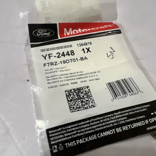 Motorcraft YF-2448 or Ford F7RZ-19D701-BA A/C Service Valve Core OEM New - Picture 1 of 4