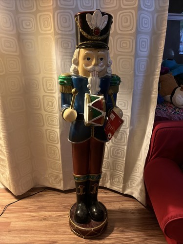 43 Inch Home Accents Holiday led Decorative Christmas Nutcracker Greeter Outdoor - Picture 2 of 7