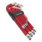 Sealey Premier Jumbo Anti-Slip Ball-End Hex Key Set 13pc AK7187