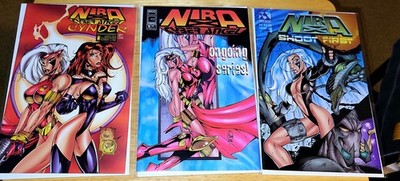NIRA X Cyber Angel Lot of Three #1 Issues Entity/Avatar Comics NEAR MINT!